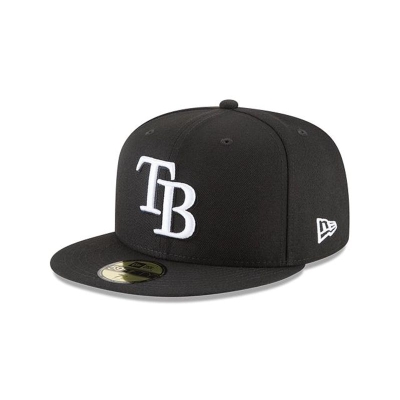 Tampa Bay Rays Gorra | New Era MLB Basic 59fifty Fitted Cap Mexico - Negros